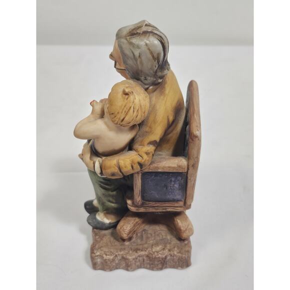 Vintage George Z. Lefton Porcelain Bisque Figurine - Country Doctor Examines Boy - Picture 4 of 10